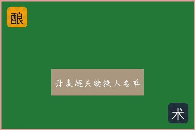 丹麦超关键换人名单
